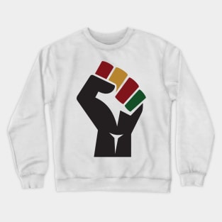 Black Power Fist - Black History Month Crewneck Sweatshirt